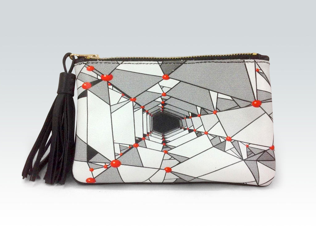 Crystallography Clutch Purse